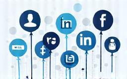 Illustration of social media icons