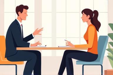 Image representing a mock interview simulation